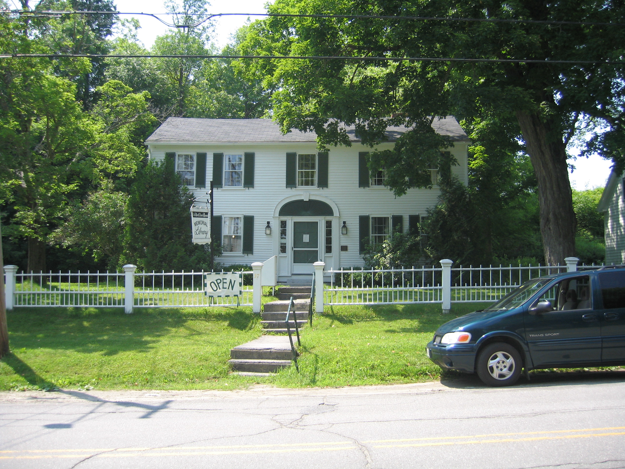 Albert Church Brown Memorial Library Town Of China Maine